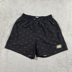 Slunks Shorts Mens Small Lined Volleyball 5" Athletic Swimming Beach Spellout